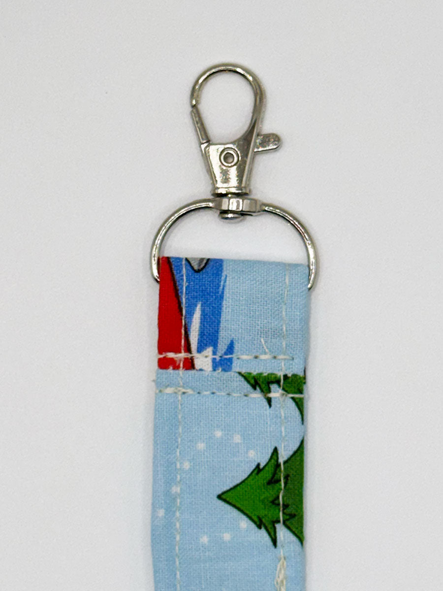 Key Fobs - Fabric // Woodland Camp Critters
