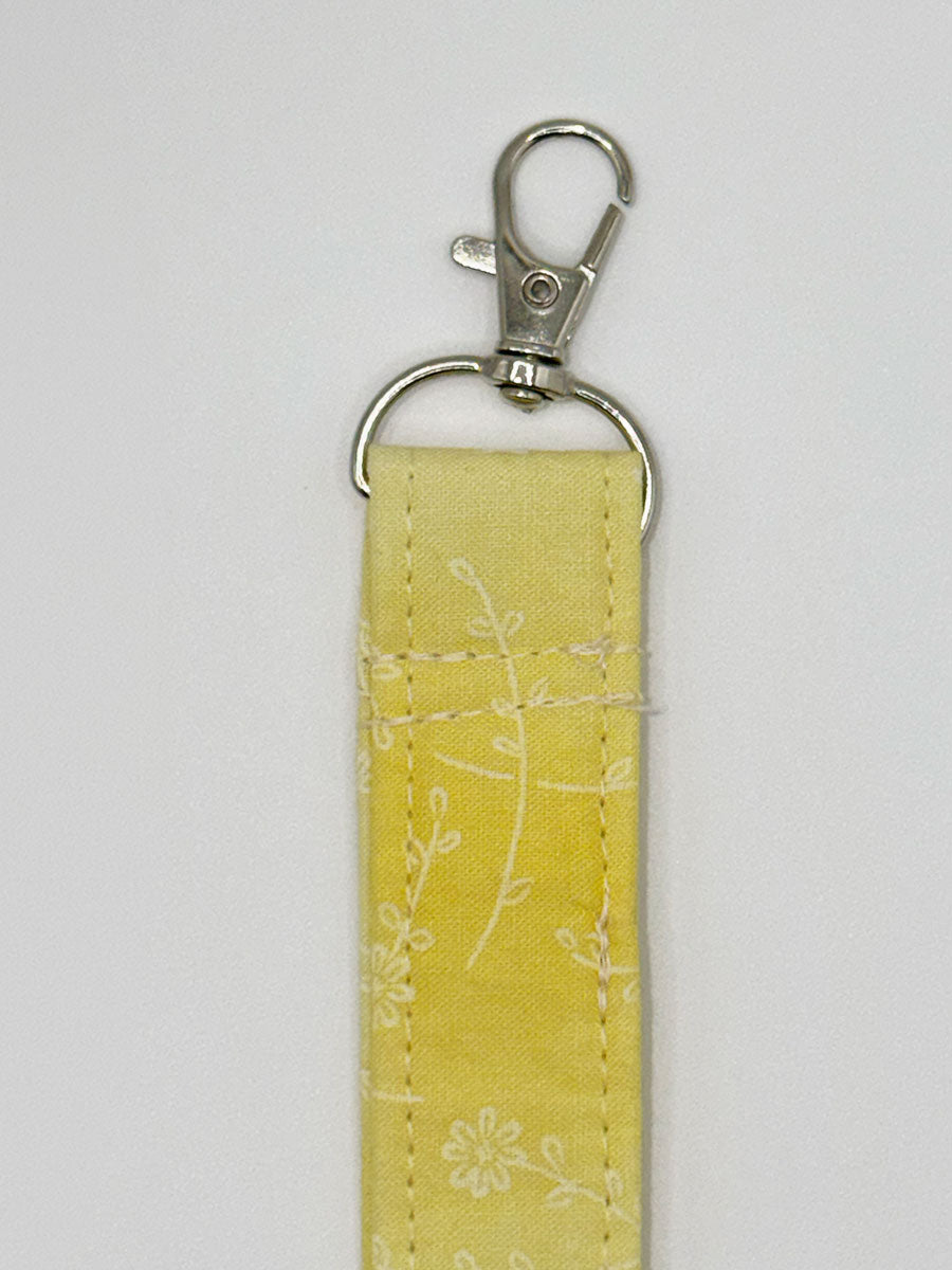 Key Fobs - Fabric // Meadow Yellow
