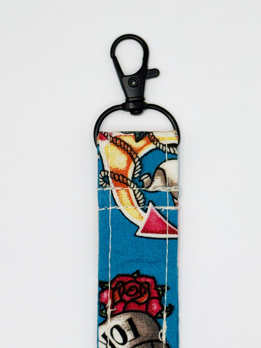 Key Fobs - Fabric // Traditional American Nautical Tattoo