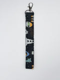 Key Fobs - Fabric // Aliens in Outer Space