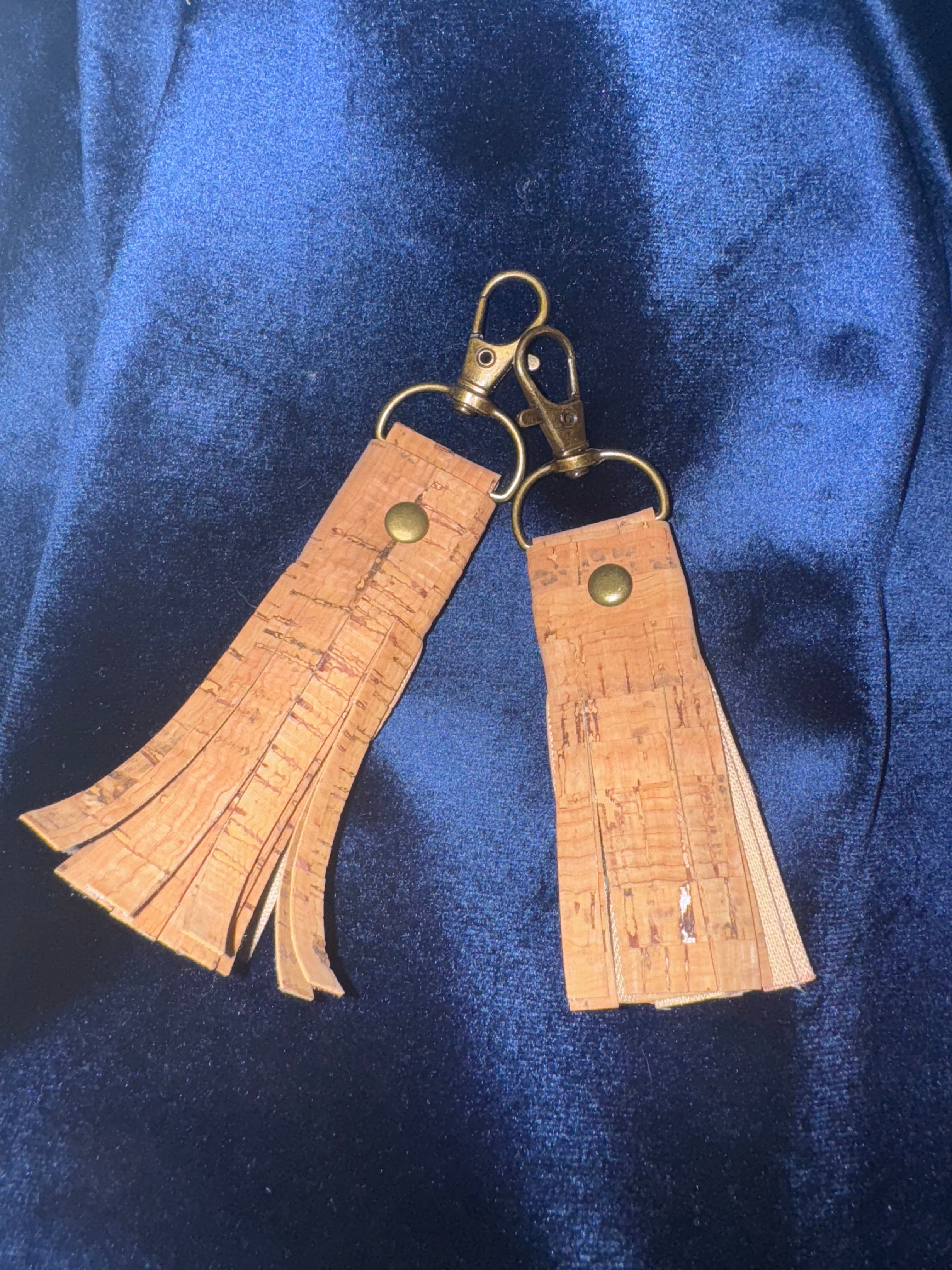 Key Fobs - Cork Tassel