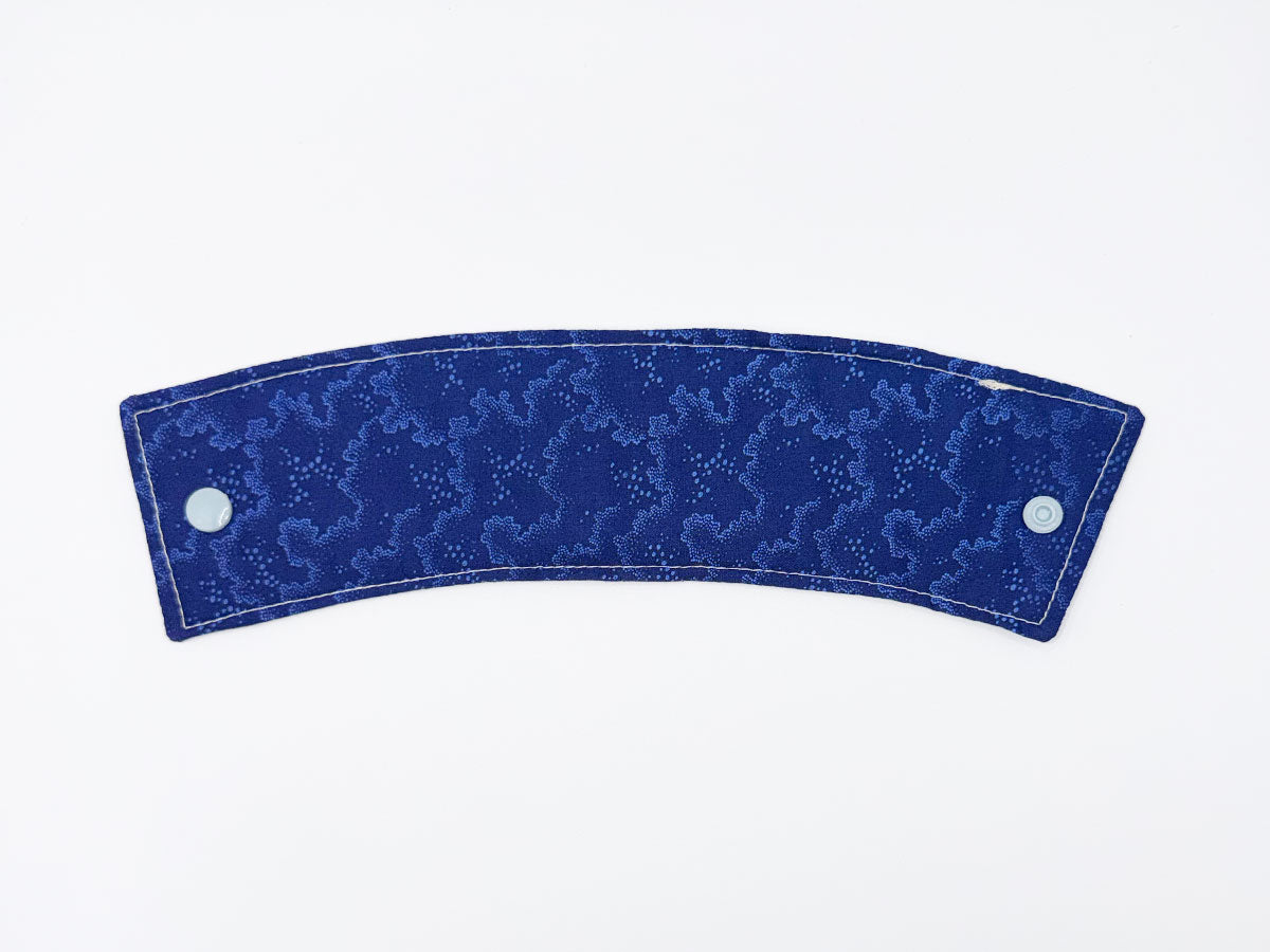 Coffee Sleeve // Blue Clouds & Navy Clouds