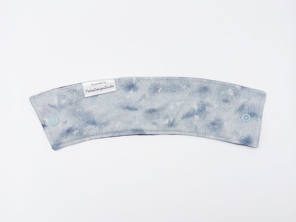 Coffee Sleeve // Blue Clouds & Navy Clouds