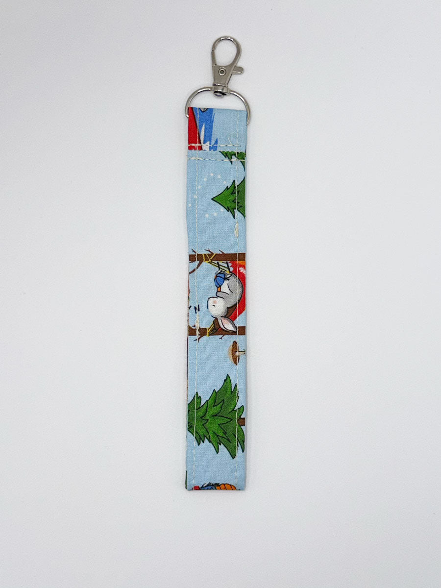 Key Fobs - Fabric // Woodland Camp Critters