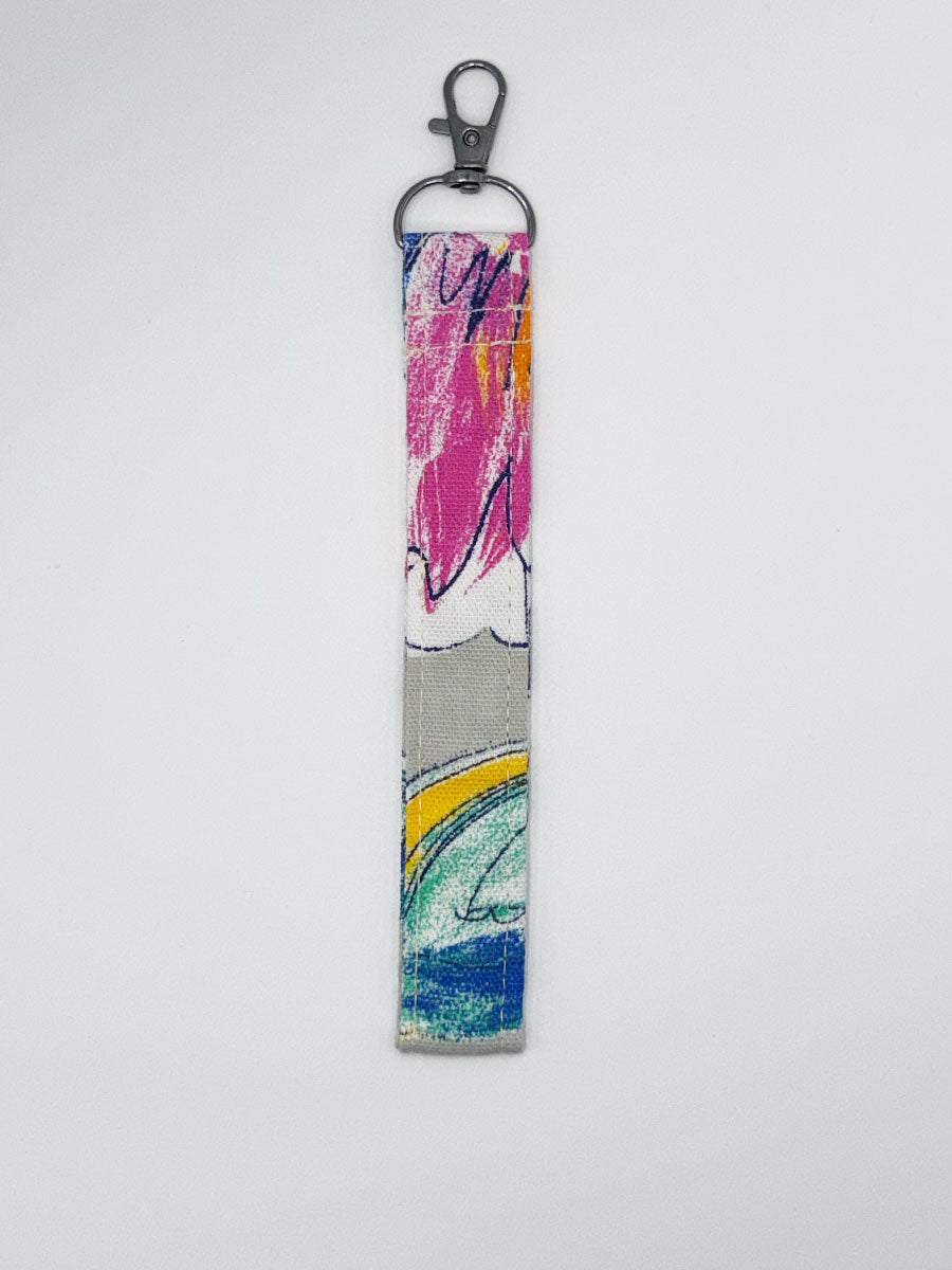 Key Fobs - Fabric // Floral Canvas