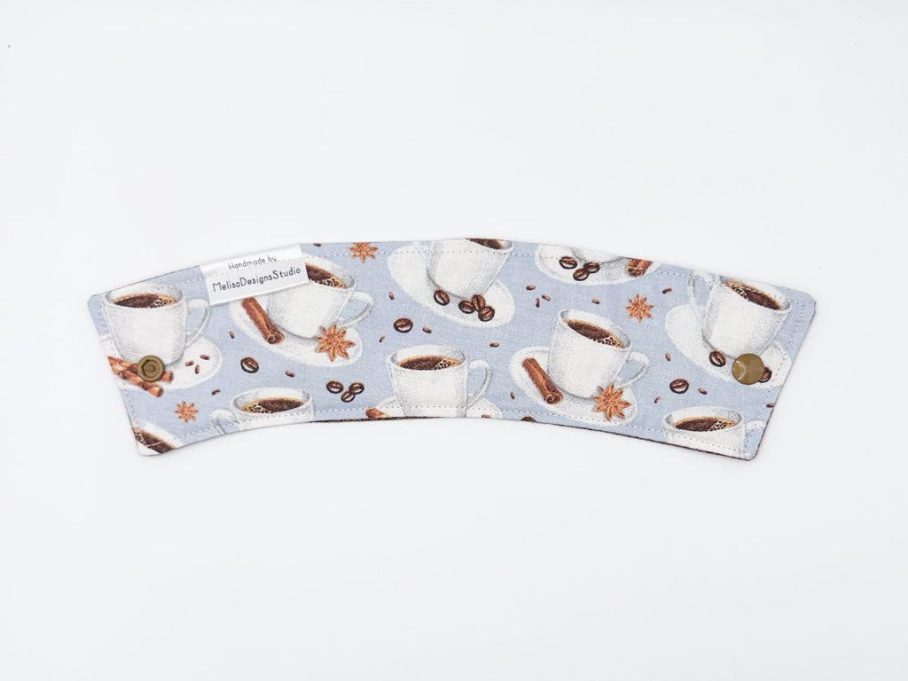 Coffee Sleeve // Coffee & Brown Accent