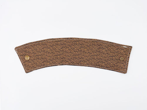 Coffee Sleeve // Dogs & Brown Accent