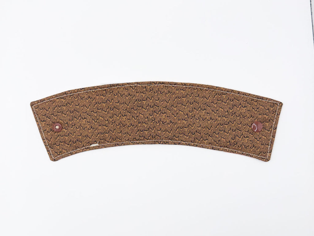 Coffee Sleeve // Fairies & Brown Accent