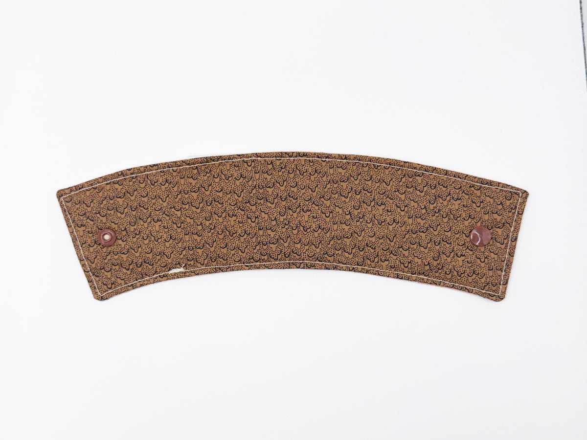 Coffee Sleeve // Fairies & Brown Accent