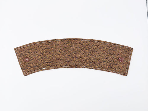Coffee Sleeve // Fairies & Brown Accent