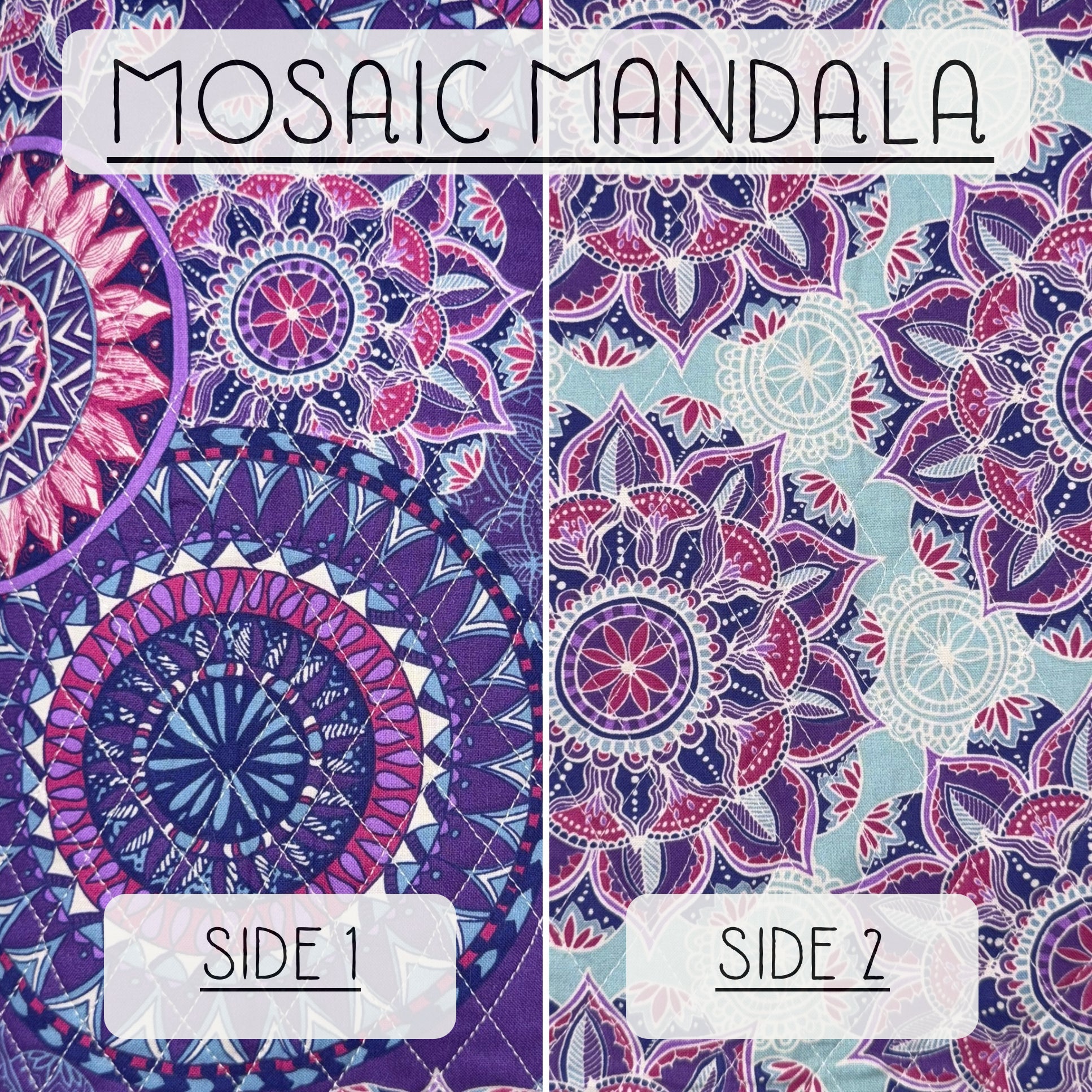 Reversible Quilted Coasters (Set of 2 or 4) // Made to Order