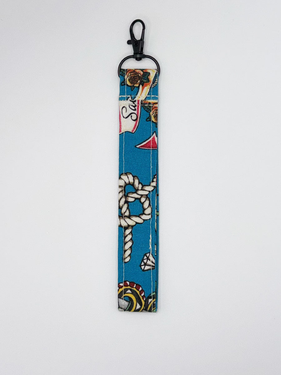 Key Fobs - Fabric // Traditional American Nautical Tattoo