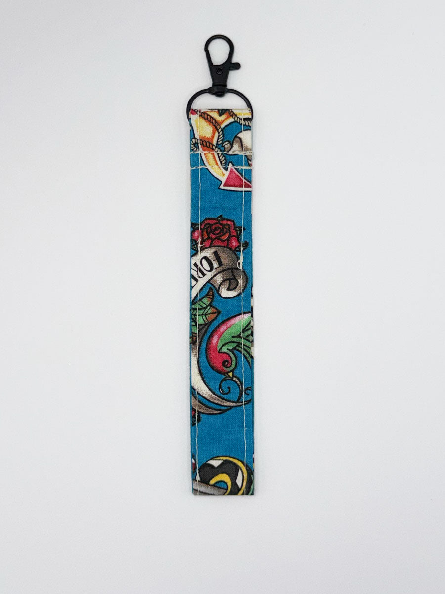 Key Fobs - Fabric // Traditional American Nautical Tattoo