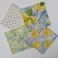Fabric Coasters (Set of 4) // Lemons
