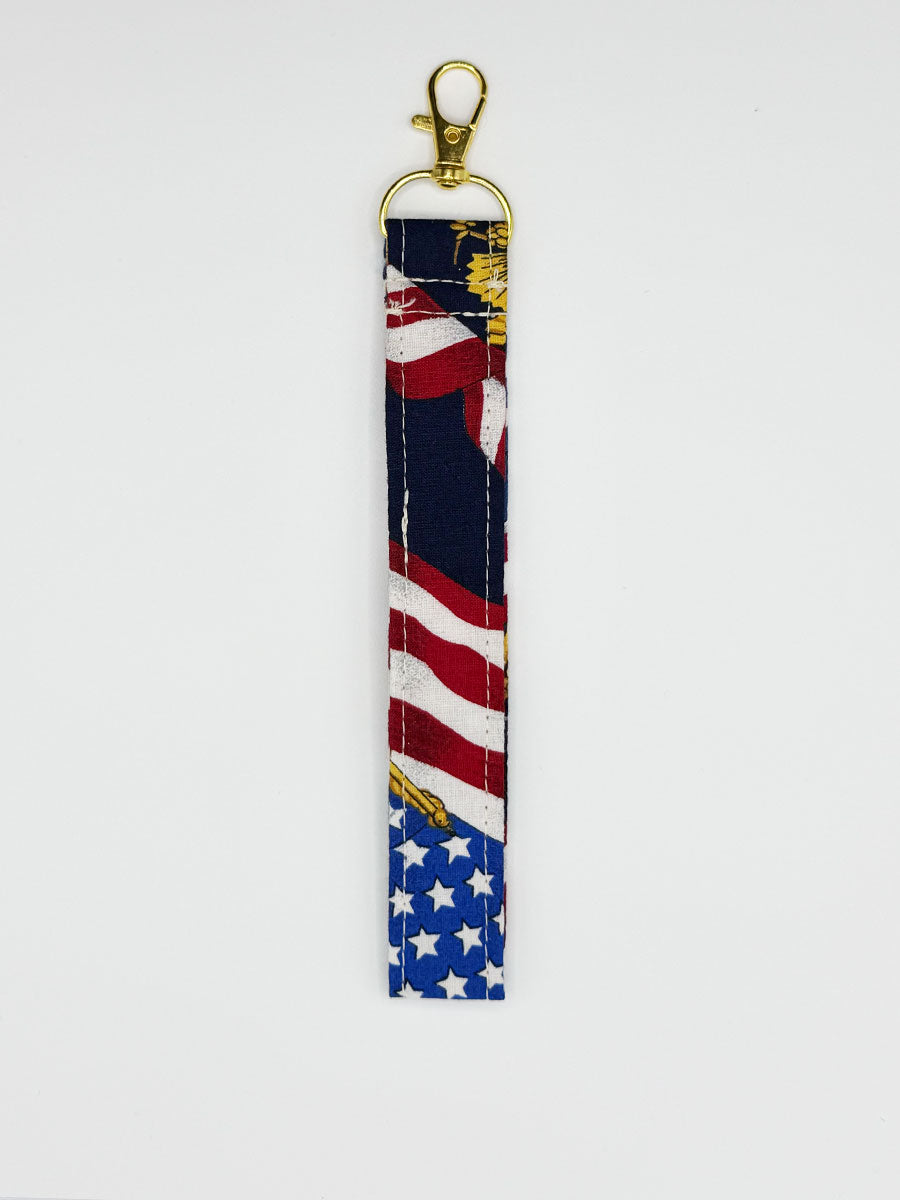 Key Fobs - Fabric // Stars & Stripes 1