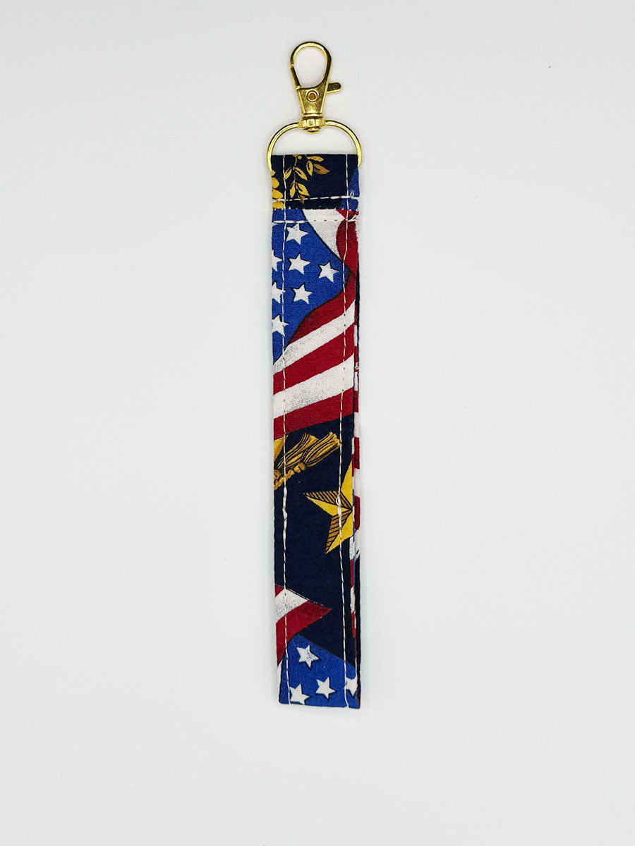 Key Fobs - Fabric // Stars & Stripes 1