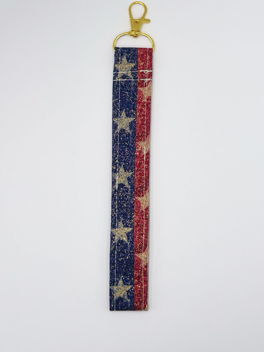Key Fobs - Fabric // Stars & Stripes 2