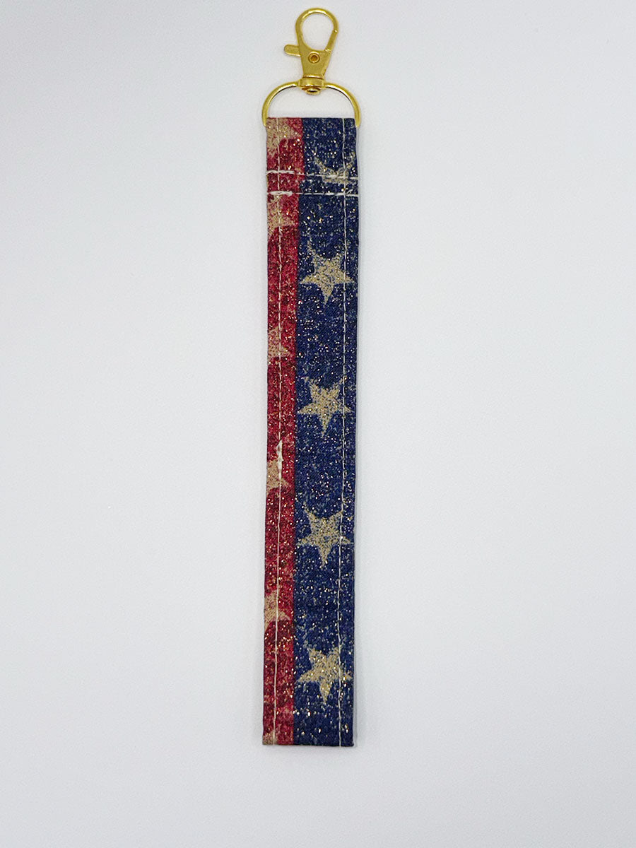 Key Fobs - Fabric // Stars & Stripes 2