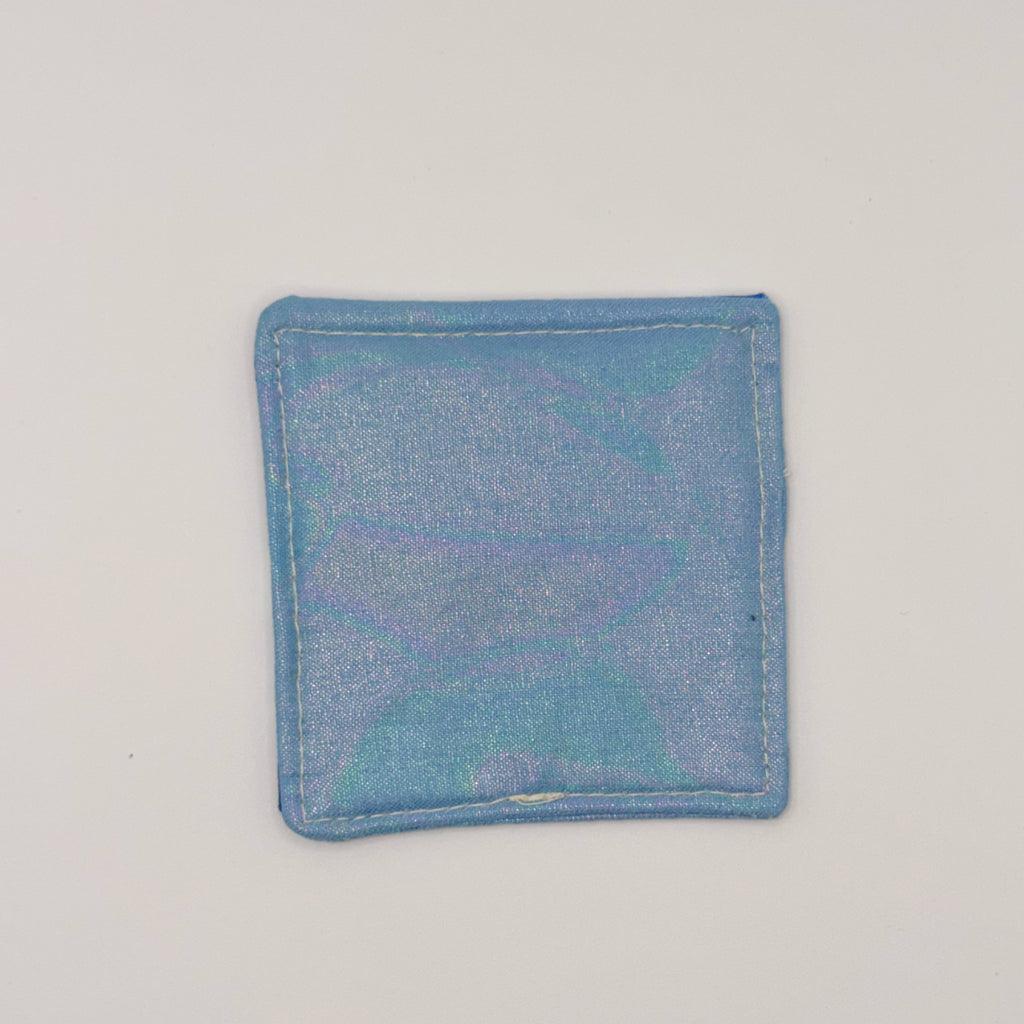 Fabric Bookmark // Mermaid blue with Mermaids