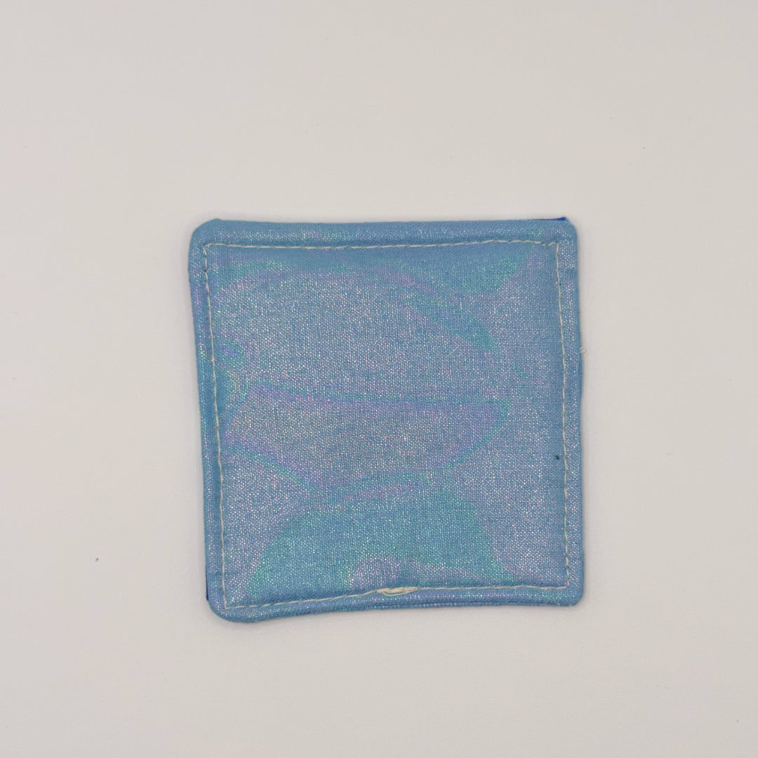 Fabric Bookmark // Mermaid blue with Mermaids