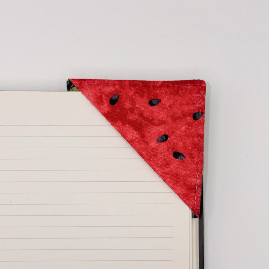 Fabric Bookmark // Watermelon with Seeds