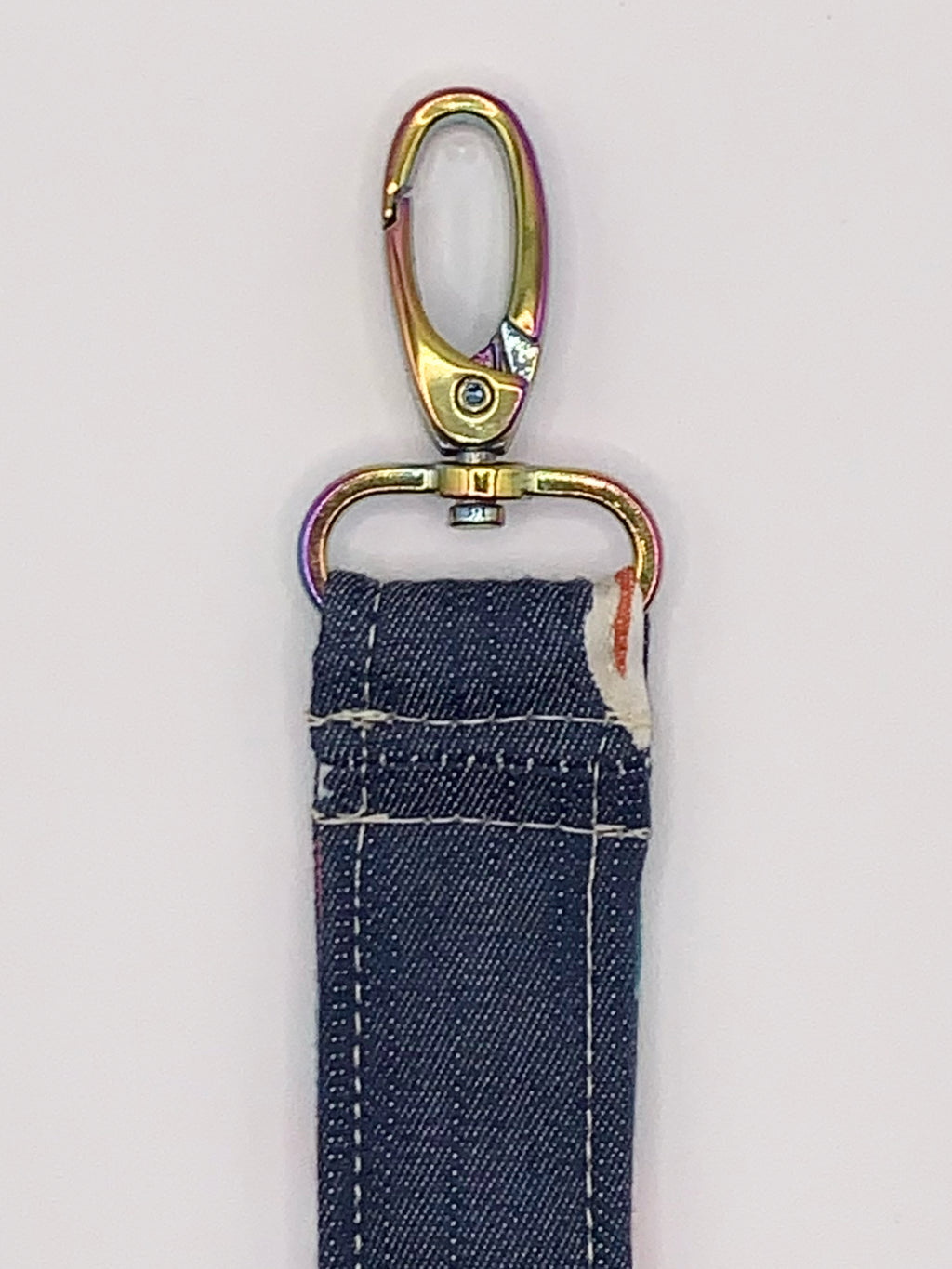 Key Fobs - Fabric // Floral Denim from Türkiye