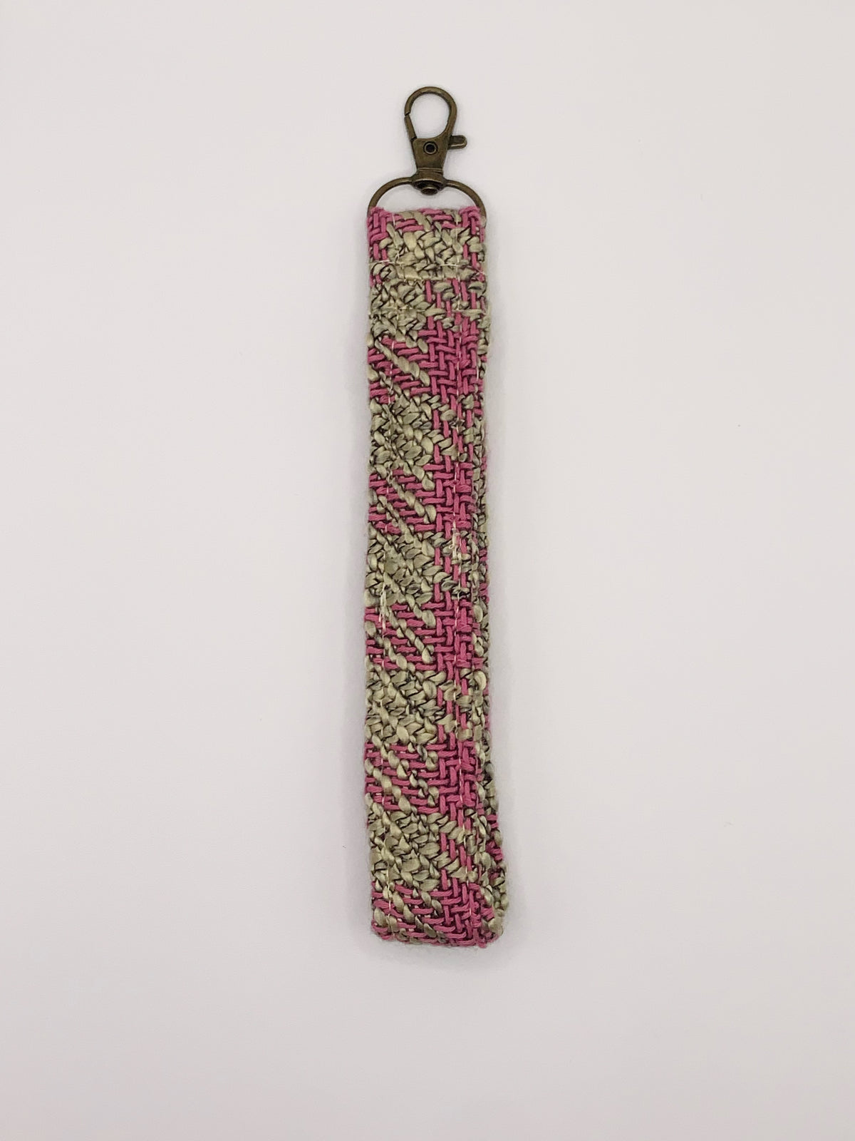 Key Fobs - Fabric // Pink Tweed from Türkiye