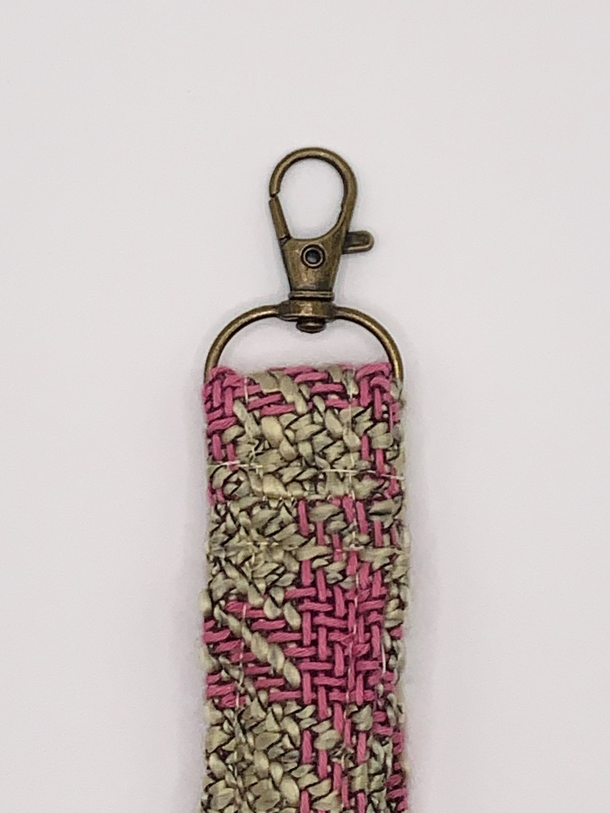 Key Fobs - Fabric // Pink Tweed from Türkiye