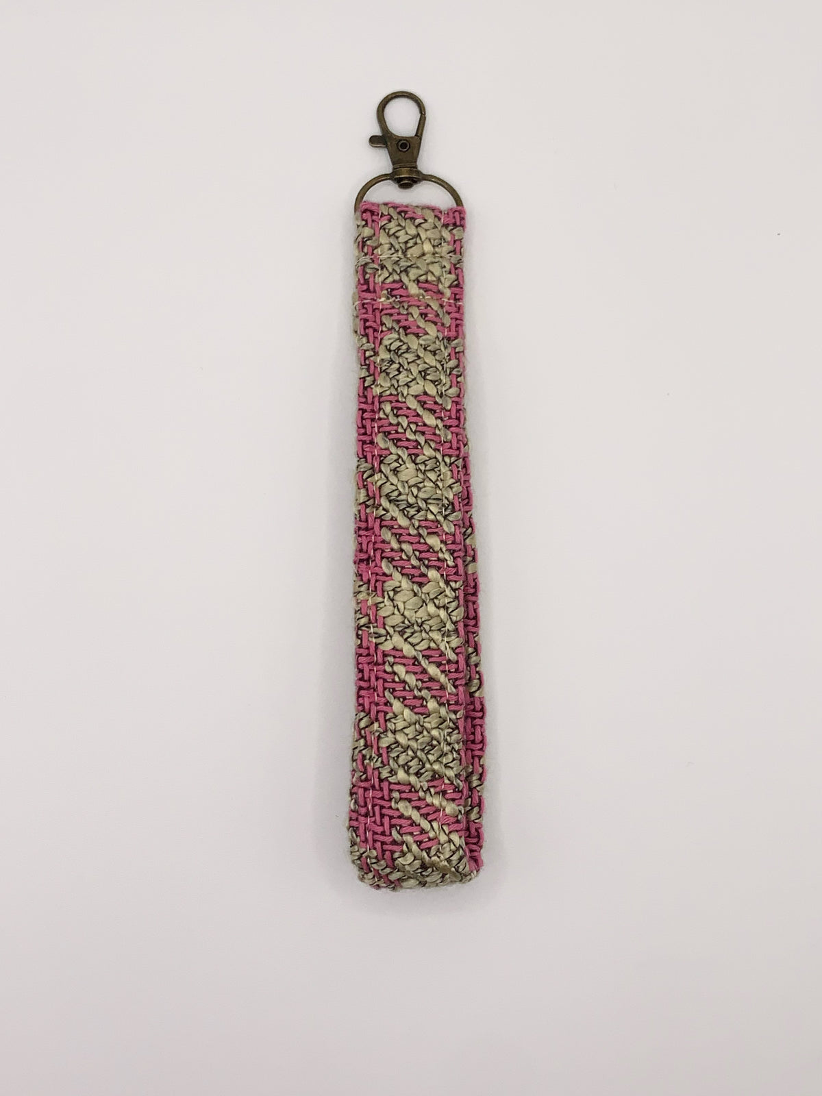 Key Fobs - Fabric // Pink Tweed from Türkiye