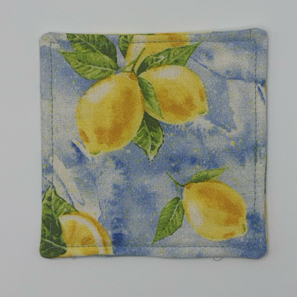 Fabric Coasters (Set of 4) // Lemons