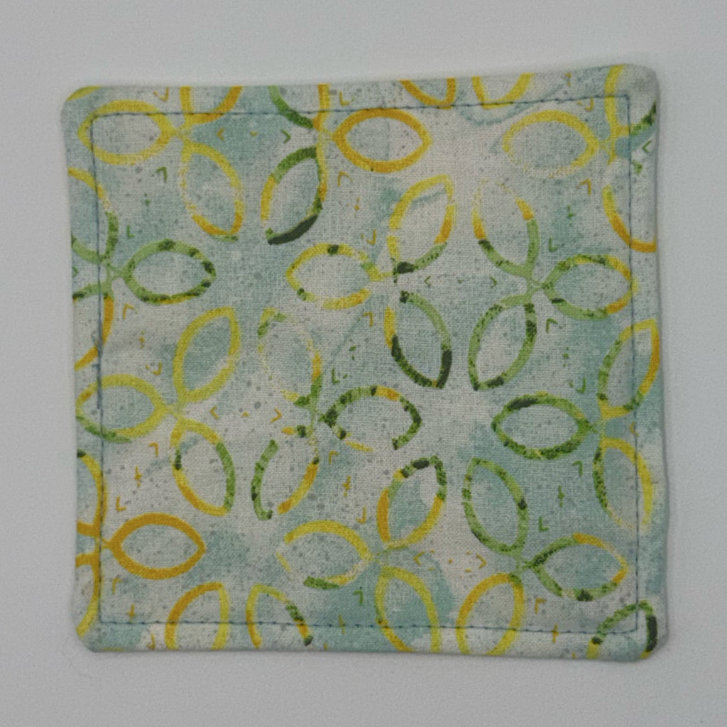 Fabric Coasters (Set of 4) // Lemons