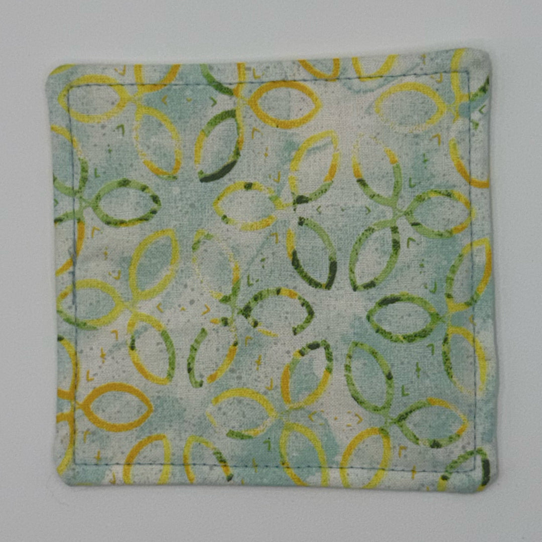 Fabric Coasters (Set of 4) // Lemons