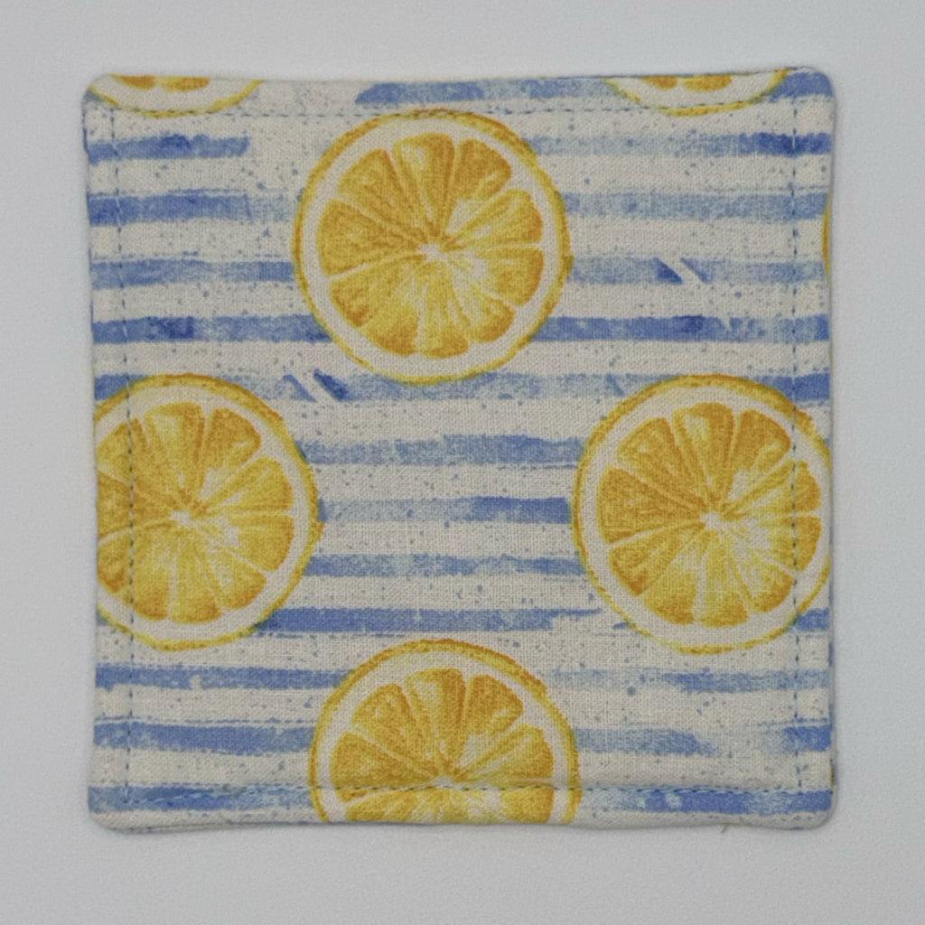 Fabric Coasters (Set of 4) // Lemons